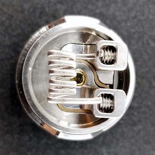Coil Installed on the Drop Solo RDA Coil Installed on the Drop Solo RDA