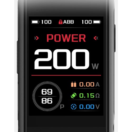 Geekvape T200 Screen - Default UI Geekvape T200 Screen - Default UI