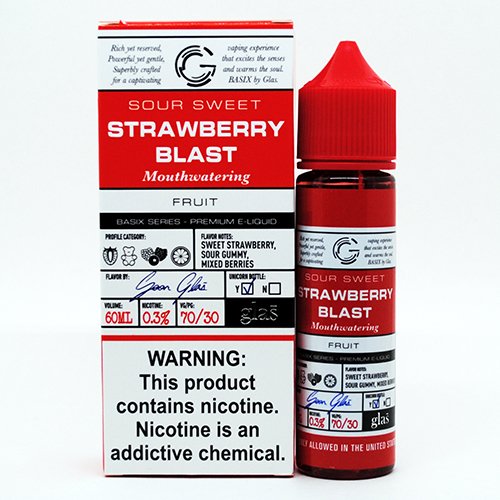 Strawberry Blast Basix E-Juice Review