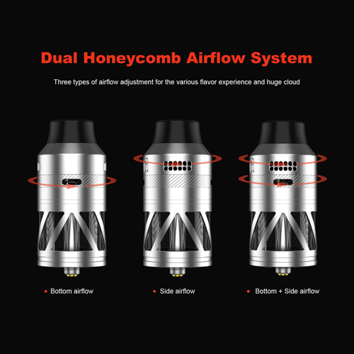Hellvape Helheim S30 - 3 Airflow showing Top and Bottom Airflow Hellvape Helheim S30 - 3 Airflow showing Top and Bottom Airflow