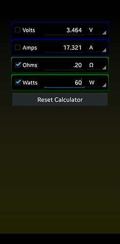 Ohms Law App