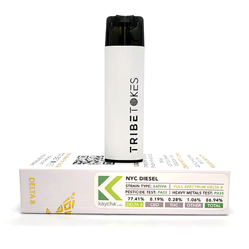 Tribe Tokes D8 Disposable Vape NYC Diesel