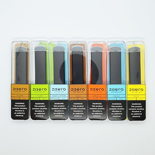 Zaero Disposables Flavors