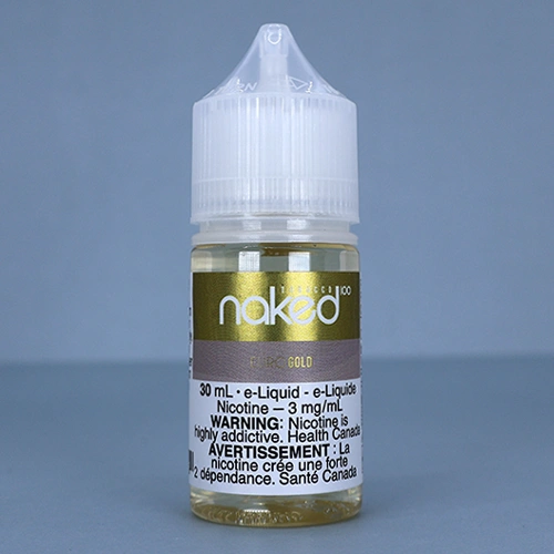 Naked 100 Nic Salt Ejuices - Euro Gold