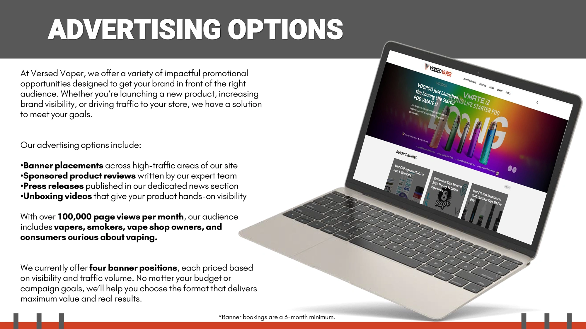 Versed Vaper Advertising Options 1