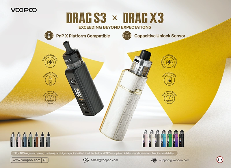 VOOPOO DRAG S3 and DRAG X3 PR - 2